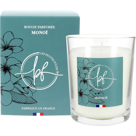 Vela aromática Monoï de 180 g con estuche - Les Petites Folies