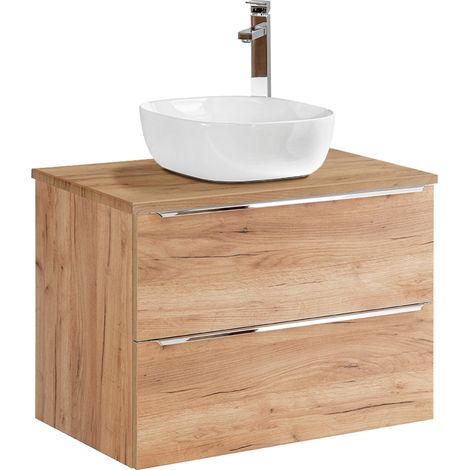 Mueble lavabo individual 80cm April Madera
