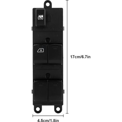 Interruttori alzacristalli elettrici per Navara D40b, Pathfinder, Qashqai 2005-2016 - Ricambio affidabile - ALTRO (1/3)