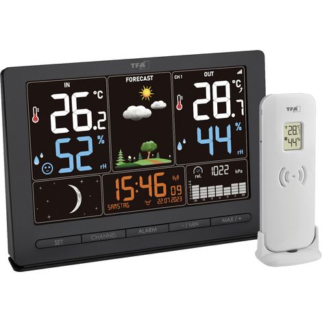 TFA Dostmann SEASON 2 35.1118.01 Funk-Wetterstation Vorhersage für 12 bis 24 Stunden Anzahl Sensoren (1/5)