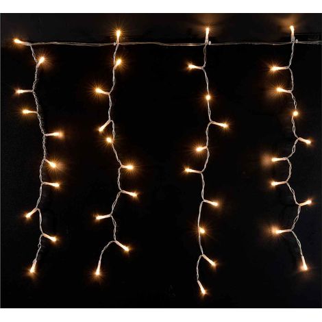 Tenda di Luci Natalizie con 300 Led per Interni ed Esterni Super Folta Luci di Natale Color Bianco Caldo (1/2)