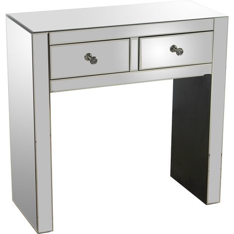 Console élégante en miroir pour une entrée chic - Transparent miroir (1/4)
