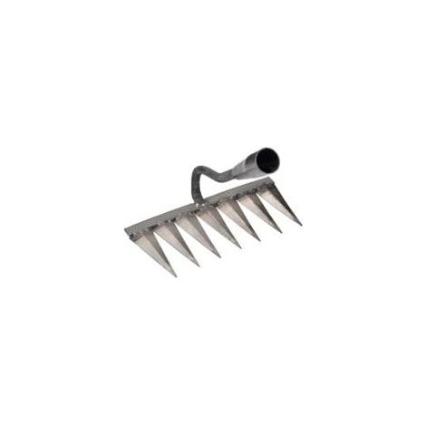 Râteau à tapis désherbage houe râteau outil agricole désherbage scarificateur artefact outils agricoles (7 dents)