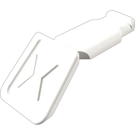 Draper 25152 KNIPEX 00 61 10 CW ColorCode Clips White (10 Pieces), 122mm