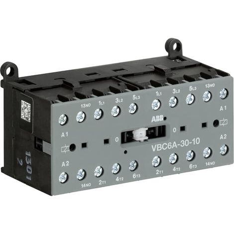 Contacteur ABB série GJL121, 3 pôles , 4NO, 20 A, 24 V c.c., 4 kW ( Prix pour 1 )