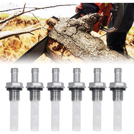 Kit de 6 filtres et raccords de réservoir de carburant en alliage d'aluminium pour GX120 et GX160, tuyau de carburant de 3/16 pouce (1/2)