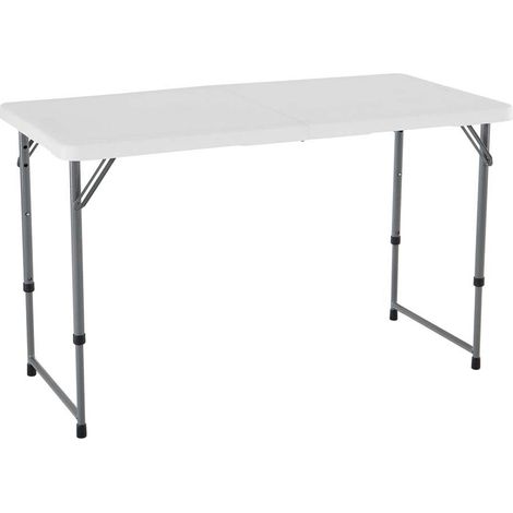 Table Pliante Blanc Granite 121,9 x 60,9 x 91,4 cm (1/5)