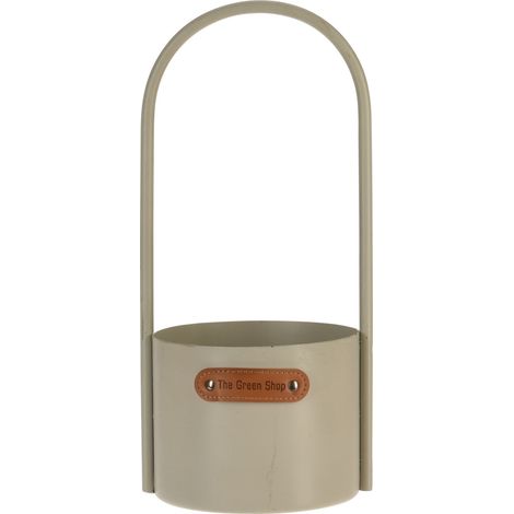 Metalltopf mit Griff, Ø 13 x 30 cm