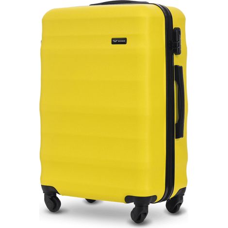 Maleta amarilla MEDIUM WINGS ABS+ VULTURE de 24"