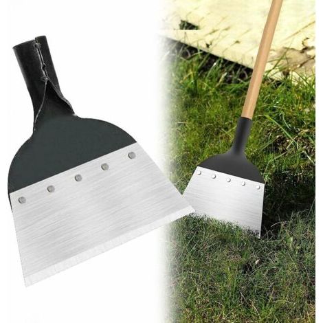 Pelle de Jardin Multifonction.Pelle de Nettoyage de Jardin.Multifonctionnelle en Acier de DéSherbage.Outil de DéSherbage Agricole.pour Jardin.DéSherbage de La Ferme(28cm). (1/4)