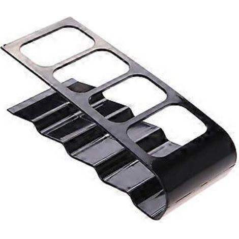 Support de rangement pour télécommande TV/DVD avec étagères (noir) (1/4)