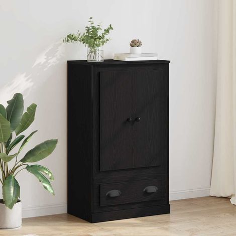 vidaXL  Highboard  Black Oak 60 x 35.5 x 103.5 cm Engineered Wood