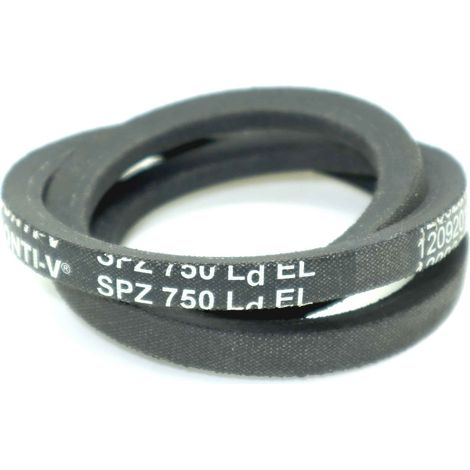 Courroie trapézoidale lisse Contitech Conti V SPZ750 Ld
