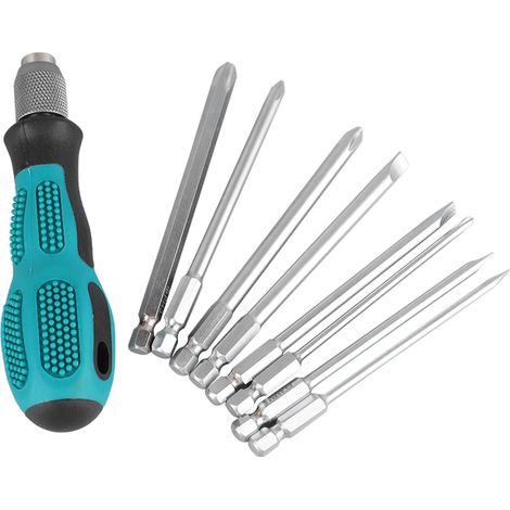 9-teiliges Schraubendreher-Set, multifunktionales Reparatur-Schraubendreher-Bit-Set, Haushaltsreparaturwerkzeug (1/5)