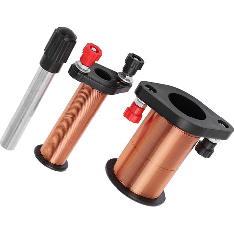 Bobine d'induction électromagnétique primaire et secondaire : instrument expérimental pour l'enseignement de la physique (1/5)
