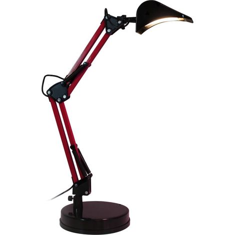Collo di cigno articolato LED Pala Rosso 4W 350lm 3000ºK (1/5)