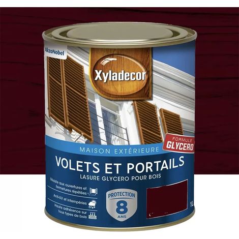 Lasure Xyladécor Volets & Portails Glycéro 8ans Noyer 1 L (1/3)