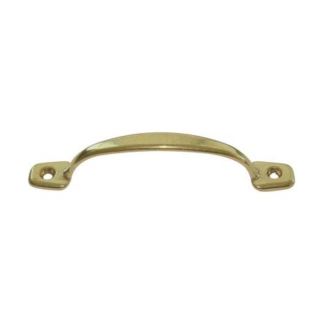 MANIGLIETTA OTTONE X MOBILI - LUCIDO I.MM 140- 10 pezzi