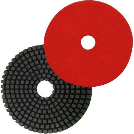 Pad de polissage diamanté auto-agrippant 100 mm – Grain 100 – Pour marbre, granit, pierre naturelle – Conception européenne – Haute résistance (1/3)