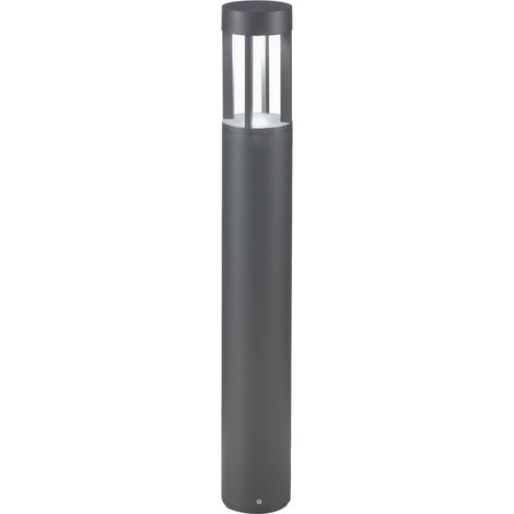 Lampada da Terra HANG Bollard Antracite LED 7W 360° IP65 3000K CRI90 - Rossini Group, Illuminazione da Giardino a Luce Diffusa