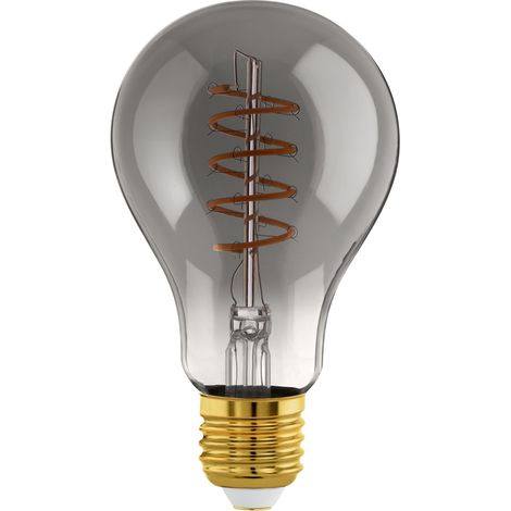 Lampe LED E27 dimmable, filament vintage spirale, ampoule Edison (1/4)