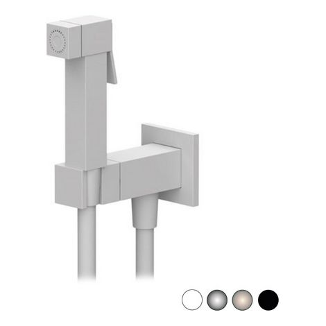 Set miscelatore con doccetta shut-off quadro  CromoRERU