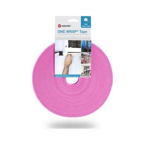 Velcro VELCRO® ONE-WRAP® ruban rose 25 mètres