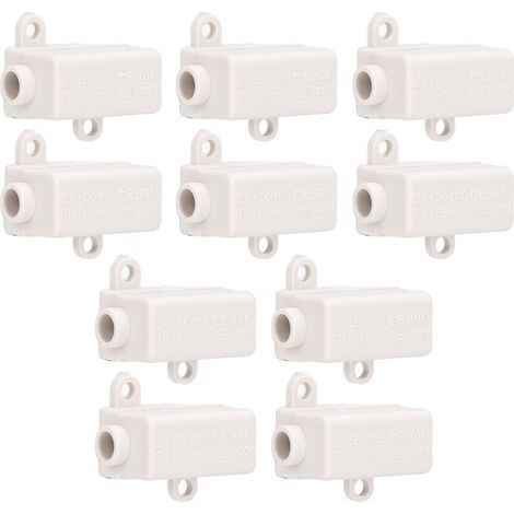 Lot de 10 répartiteurs de câbles ABS haute puissance, borniers en T, coupe-circuit pour ligne principale 400 V 60 A (1/5)