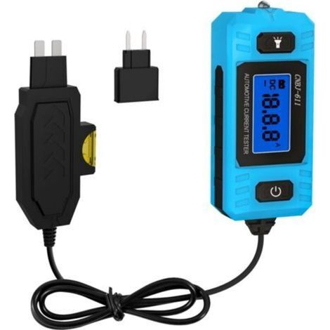 Testeur de circuit automobile, testeur de fusibles, fusible à lame max. 48 V, mesure de circuit, ampérage, testeur de lame automobile (1/5)