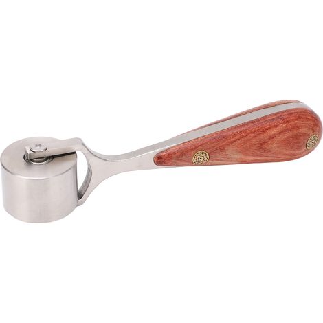 Rouleaux en cuir haute dureté et résistant à l'usure avec pressage des bords en cuir sangles d'outils en cuir à faire soi-même avec poignées en bois. (1/5)