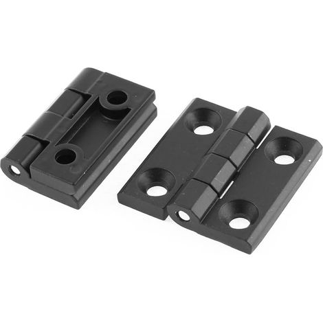 40mm x Zinc Legierung Schrank Kabinett Türband Türangel schwarz 2 Stk