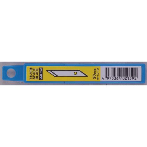 Tajima Ersatzklingen für LC101 Art Knife 18 mm Ersatzklingenbox mit 20 Stück (1/5)