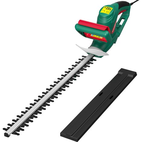 Taille-Haies Électriques 550W, Taille Haie Electrique Filaire, Coupe Haie, Lame 45 cm, Écartement 18 mm, Double Interrupteur et Double Poignée, pour Tailler Les Haies et Arbustes