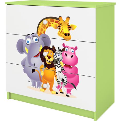 Kinderkommode Babydreams Grün (1/5)