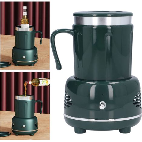Gobelet rafraîchissant pour voiture et maison, gobelet à refroidissement rapide, machine à bière et boissons glacées, gobelet rafraîchissant pour bureau, vert (1/5)