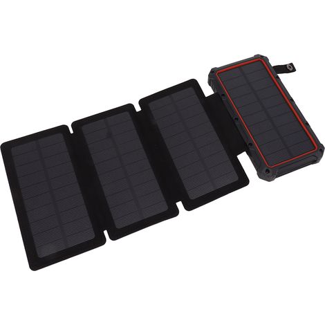 Chargeur solaire pliable USB-C 20 000 mAh pour smartphones et tablettes (A20000) (1/5)