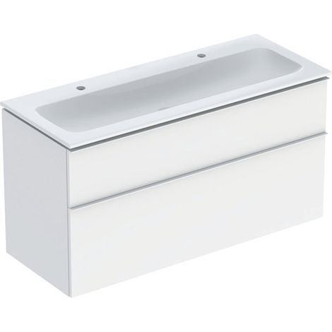 Geberit iCon Set mueble lavabo con mueble bajo lavabo, 2 cajones,