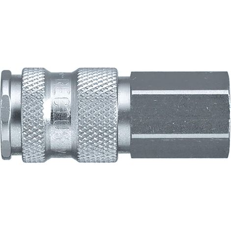 Raccord rapide pneumatique Legris, Filetage femelle vers Femelle 3/8 in Female 23mm 3/8pouces Européen, Profil rectus ( Prix pour 1 )