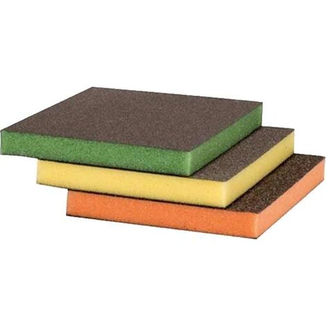 Bosch Foam abrasives 3Pc S471 Foam Set Contour (Medium,Fine, Superfine) 2 608 621 254
