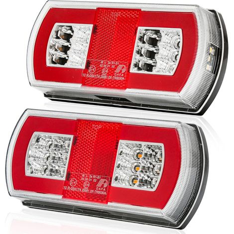 Feux de Remorque Led 12V 24V Étanche IP67 Feu Arrière de Remorque Camion Caravanes (1/5)