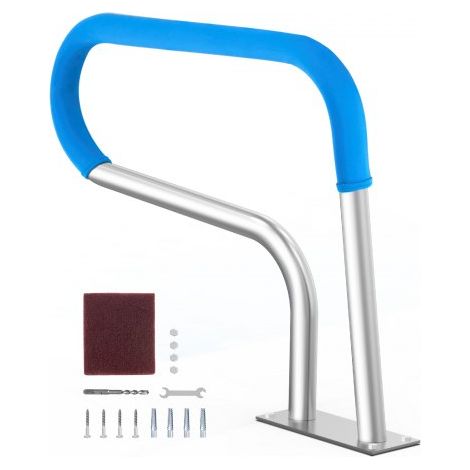 Rampe Piscine - 805x585 mm Main Courante Piscine Acier Inoxydable