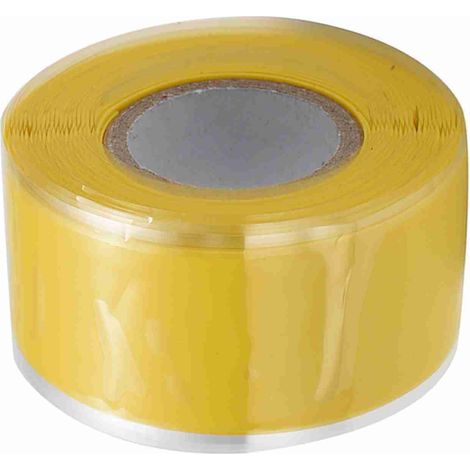 Rubans adhésifs en caoutchouc silicone résistants à l'eau pour la réparation et l'isolation des connexions de câbles électriques et de canalisations d'eau. (1/5)
