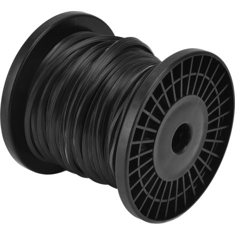 Fil de coupe-bordures 3,3 mm, haute efficacité de coupe, faible niveau sonore, noir, quadruple, compatible avec la plupart des tondeuses à gazon, usage agricole, 30 m (1/5)