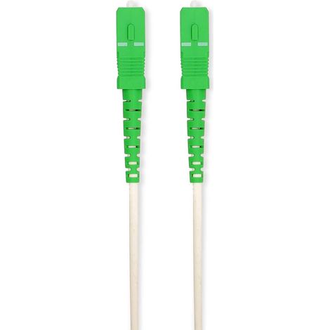 Cavo patch in fibra di vetro smf fase monomodale scapc scapc 100 gbps 200 bianco confezione regalo con serratura euro