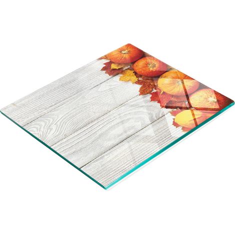 Tabla decorativa multifuncional de cocina, de madera de calabaza endurecida, 60x52 cm. (1/5)
