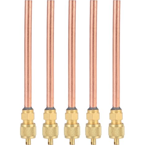 Clapet Anti-Retour En Laiton - Valve De Remplissage Unidirectionnelle - Pour Réfrigération Et Climatisation - Lot De 5 Pièces (1/5)
