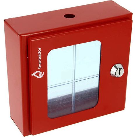 Coffret sous verre dormant pour vanne police - 165x155x60 - Sans accessoires - Thermador