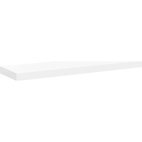 Maison Exclusive - Schweberegal Weiß 80x23,5x3,8 cm MDF (1/5)