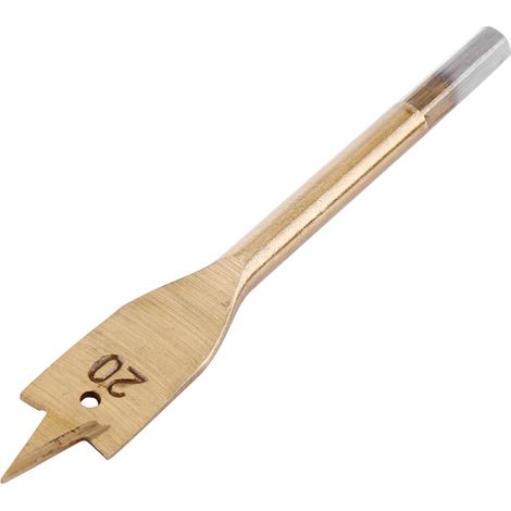 6 pièces mèches plates en acier carbone pour bois, forets à bois plats 10-25 mm, outils de perçage et alésage pour menuiserie (1/5)