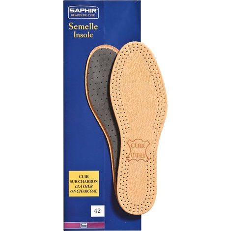 Semelles Cuir Sur Charbon, 42